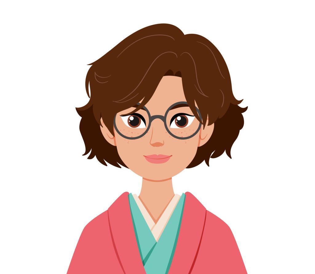 Smiling Woman with Glasses